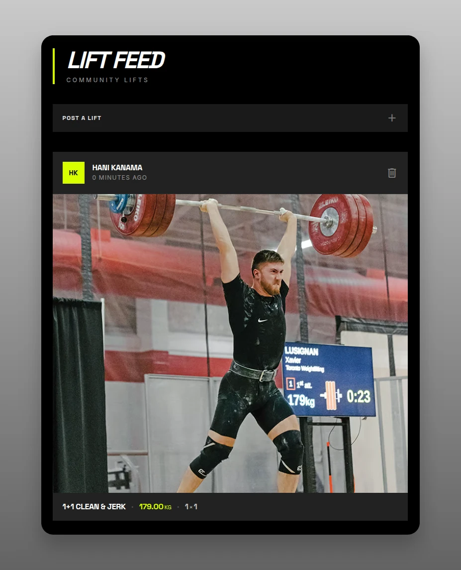 Social feed screenshot